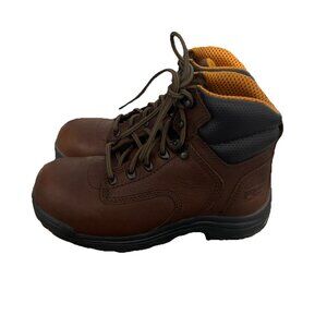 Timberland Pro Women's Titan 6" Safety Toe Boots Brown 26388 SIZE 6.5